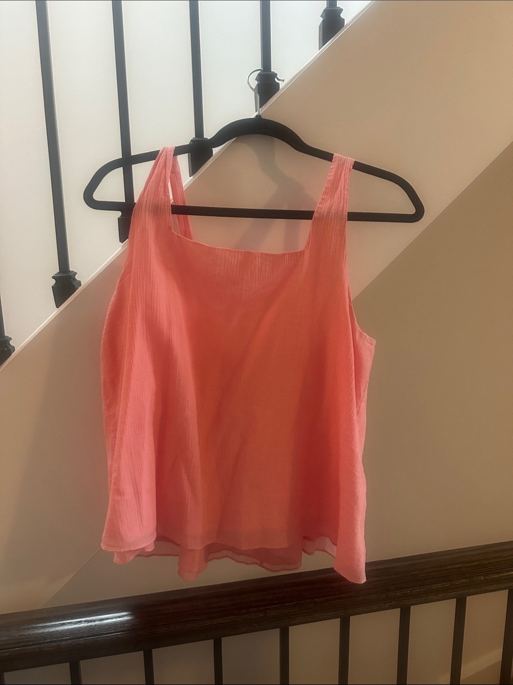 Club Monaco Coral Square-Neck Tank